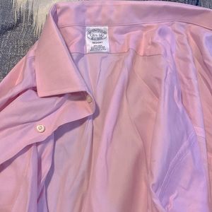 Mens Brooks Brothers Regent Fit Pink Button-down Shirt